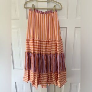 NWT Anthropologie Dolan Striped Maxi Skirt